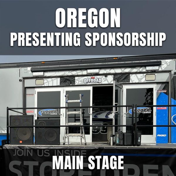 UTV Takeover Oregon Main Stage Presenting Sponsorship