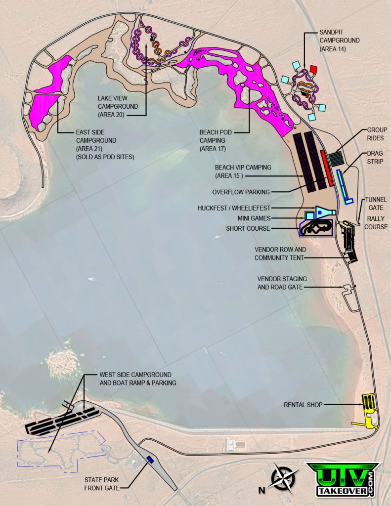UTV Takeover Utah 2023 Event Overview Map