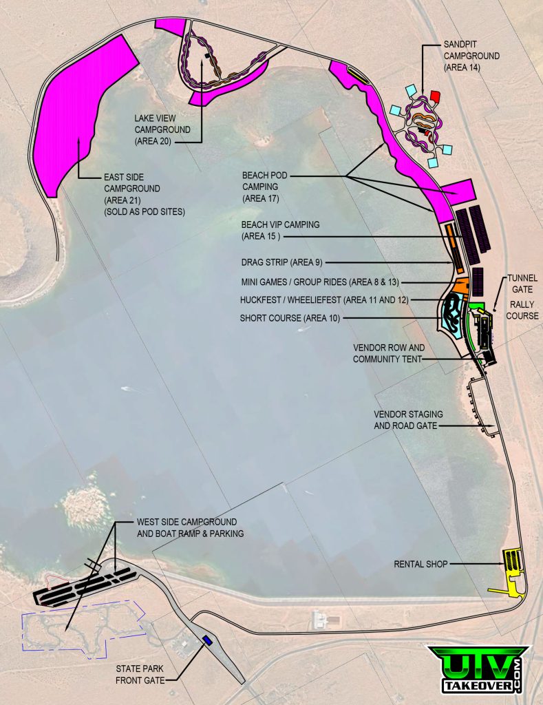 UTV Takeover 2023 - Utah - Overview Map