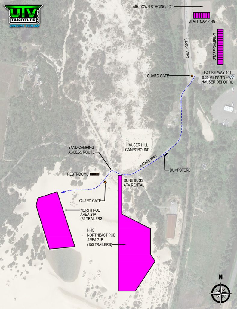 Coos Bay OnSite Camping UTV Takeover